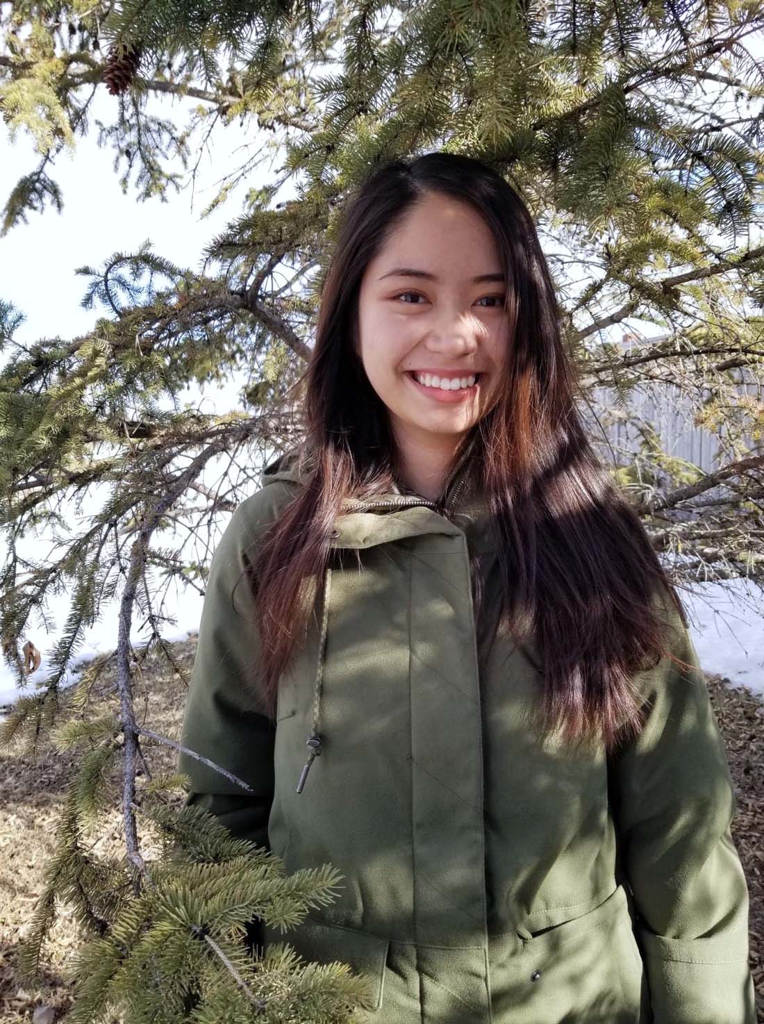 Image of CLARISSA JIMENEZ in the forest