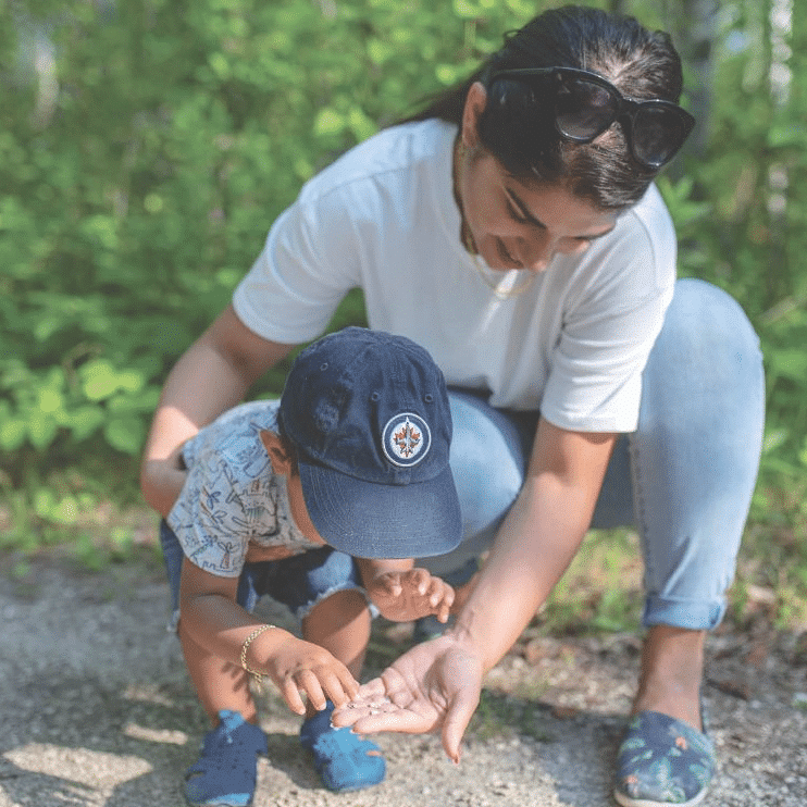Mother and son at FortWhyte